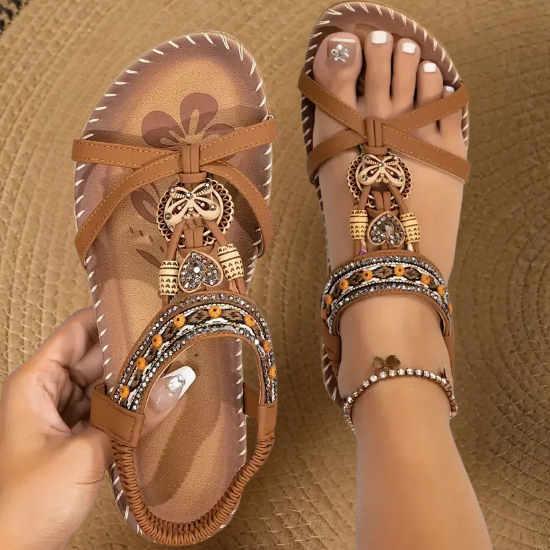 Nada™ – ortopediska sandaler i Ibiza-stil för komfort och elegans