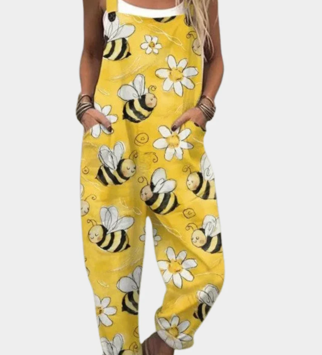 Bekväm tryckt byxdress