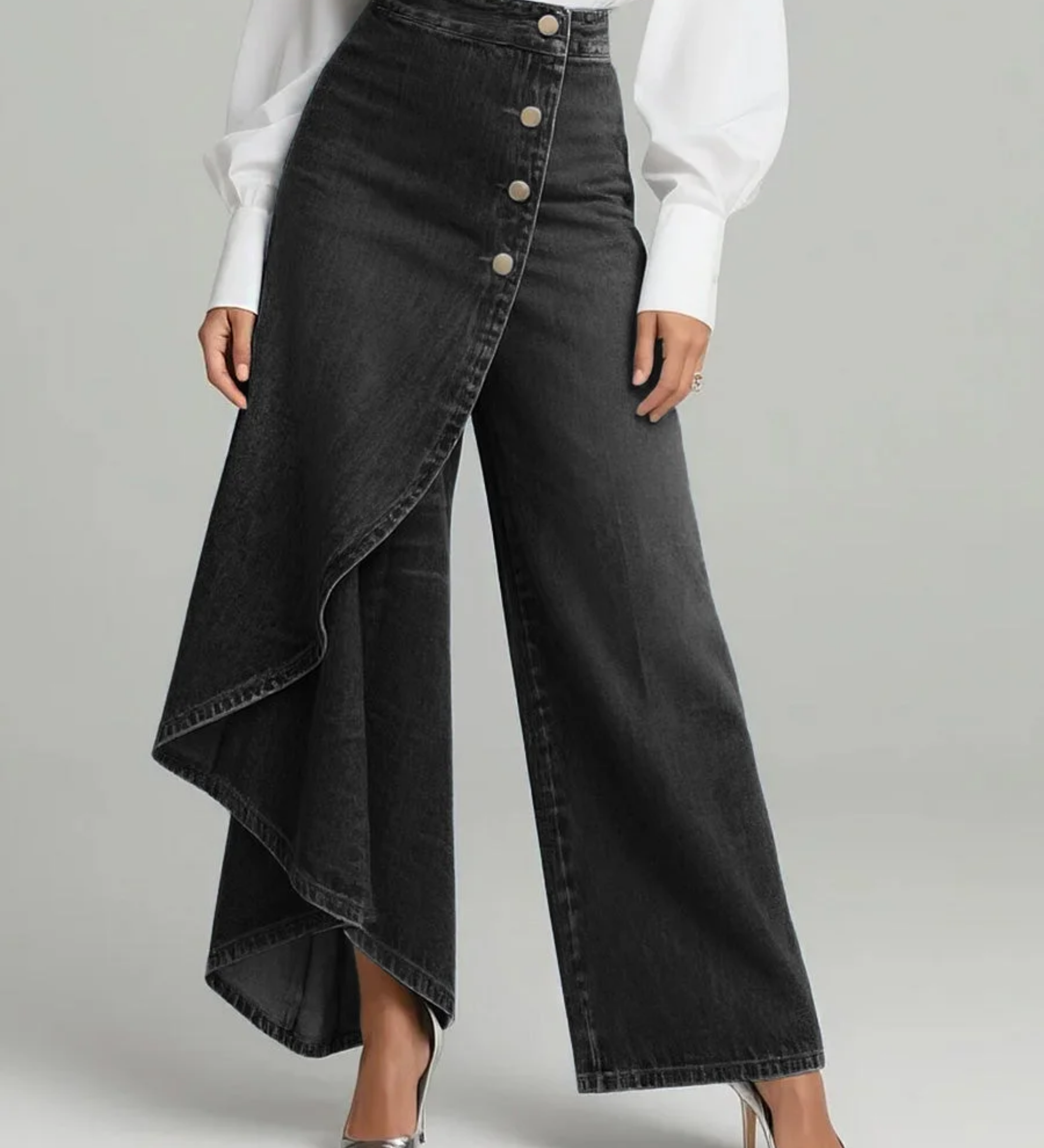 Solveig – Omlottjeansbyxor