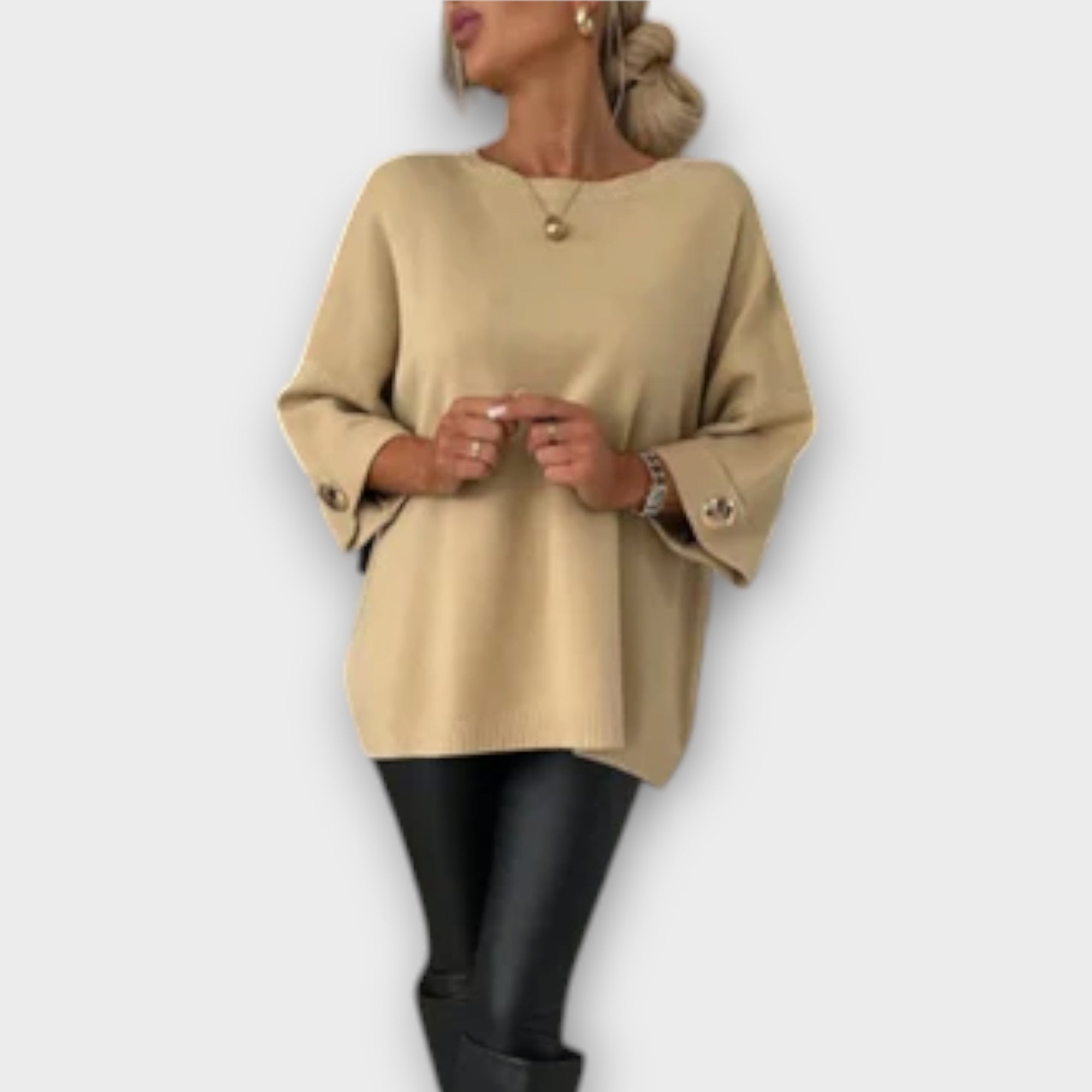 Isabella – Stilig stickad tröja