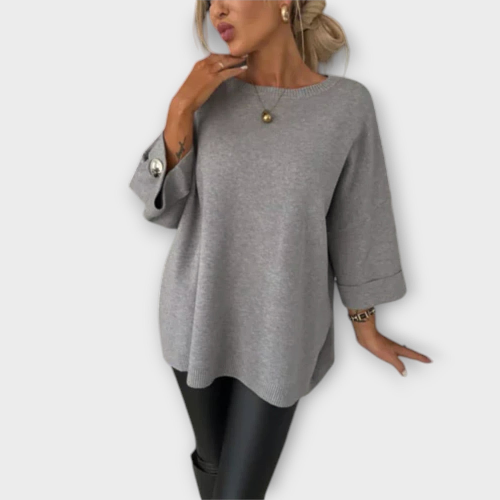 Isabella – Stilig stickad tröja