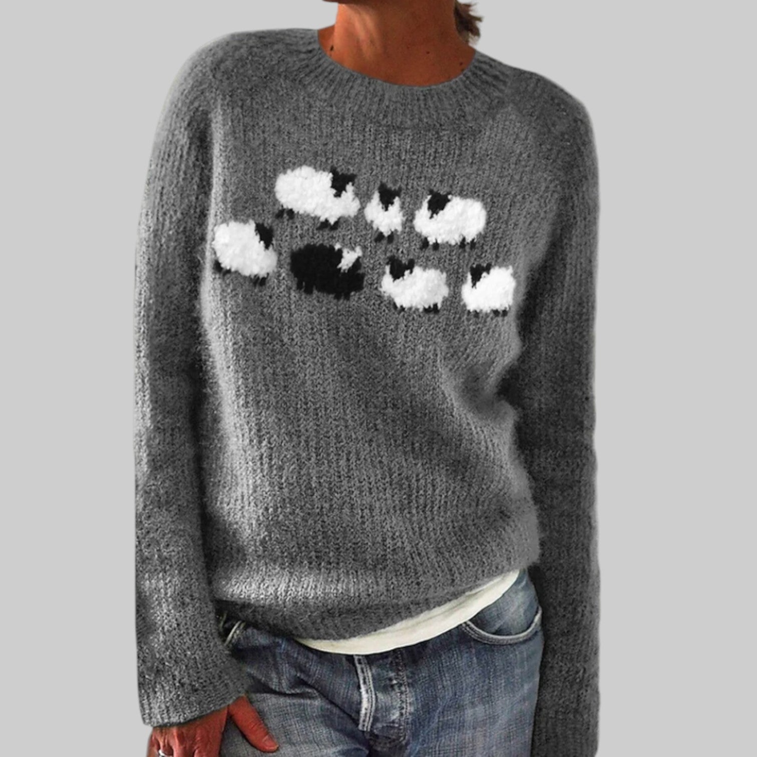 Heidi – Grön lång T-shirt med tryckmönster