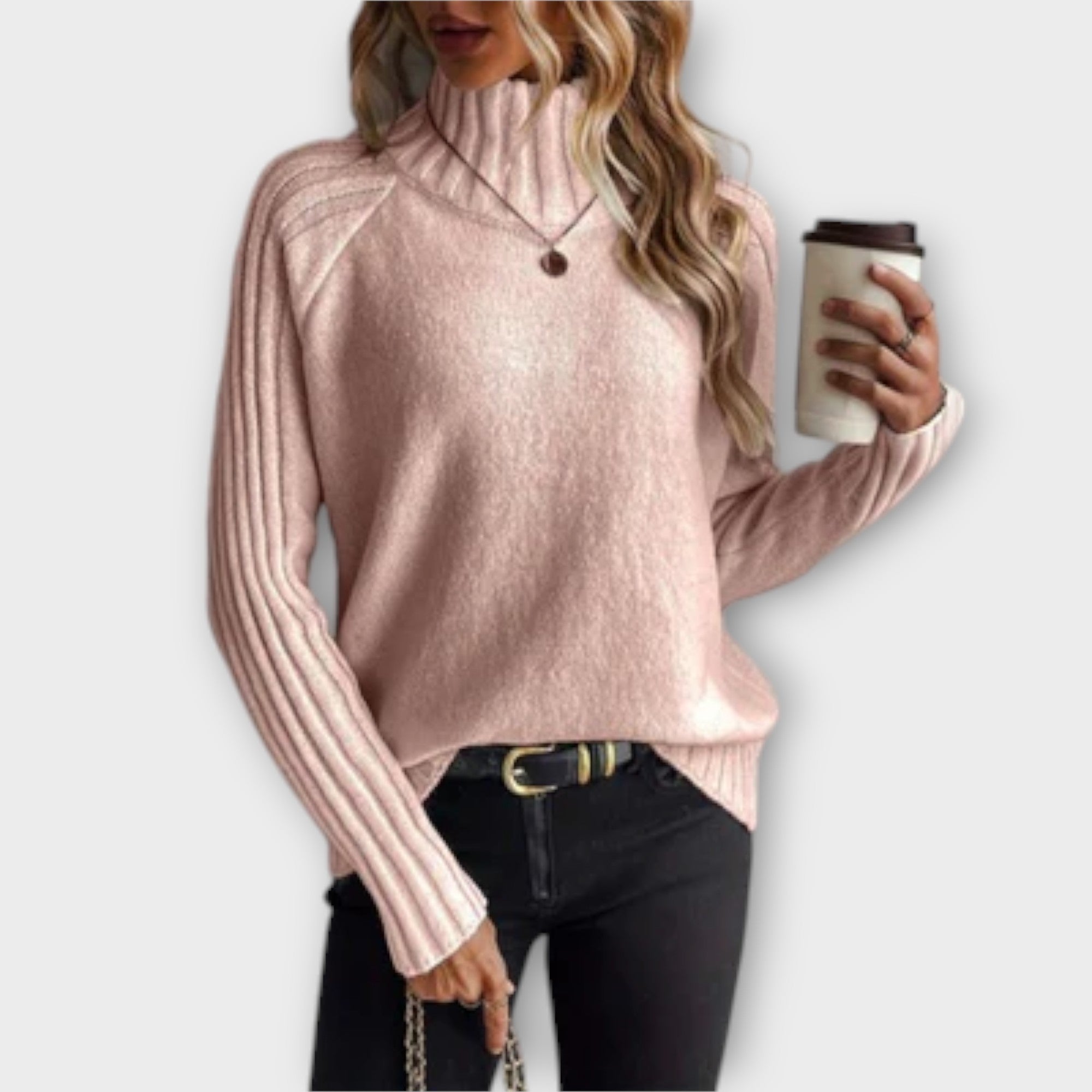 Hannah – Stilig stickad kofta