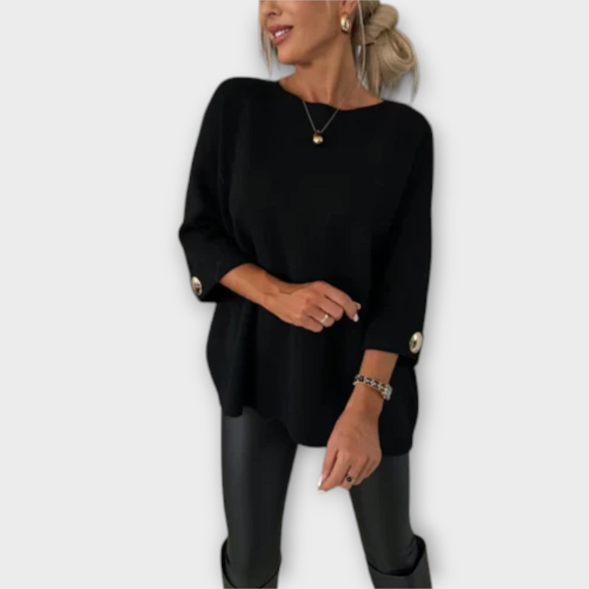 Isabella – Stilig stickad tröja