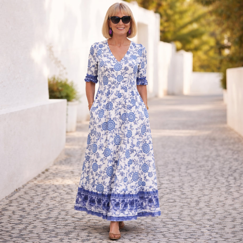 Alice – Elegant blommig klänning