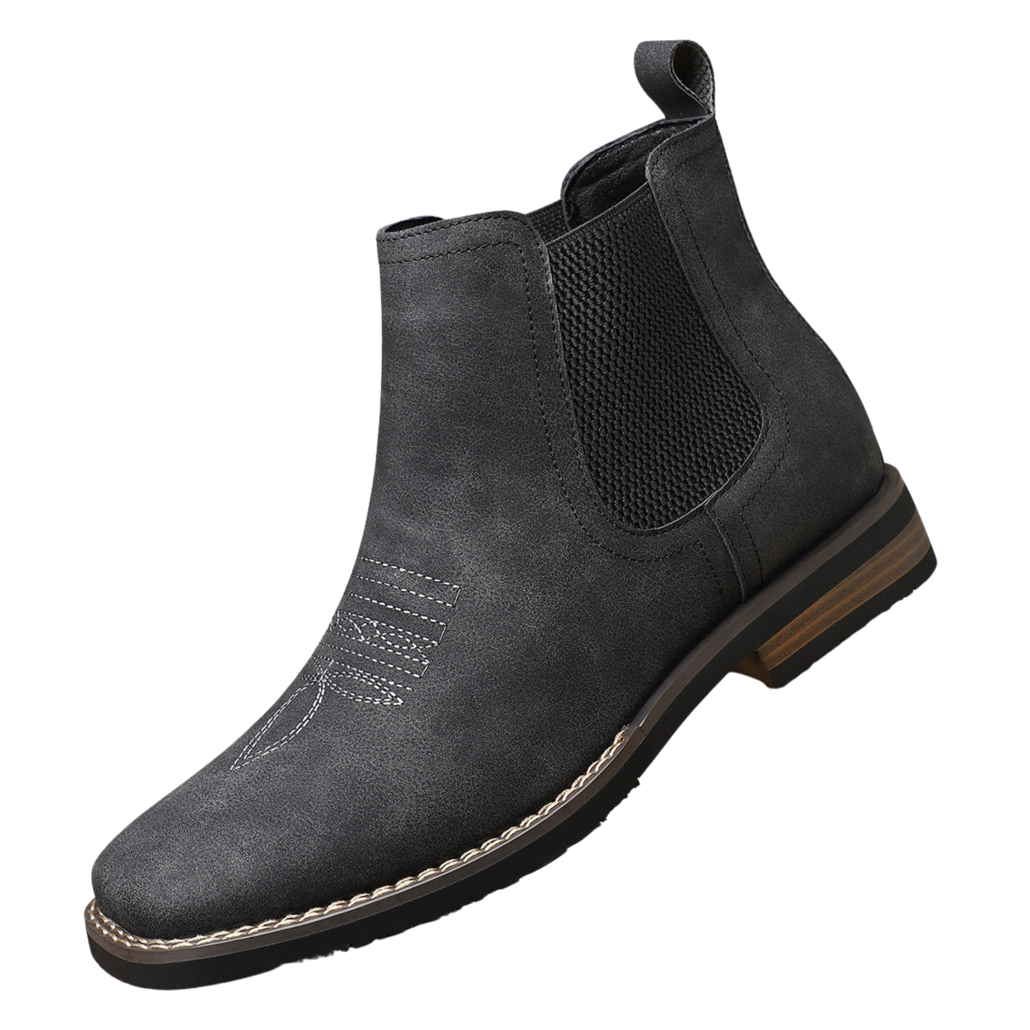 Stiliga läderboots för herr