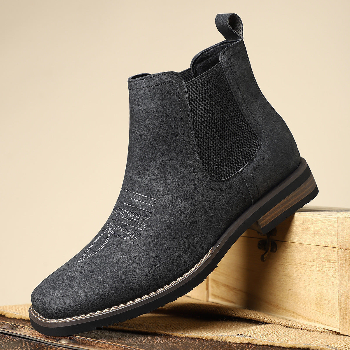 Henrik™ | Klassiska läderboots för herr