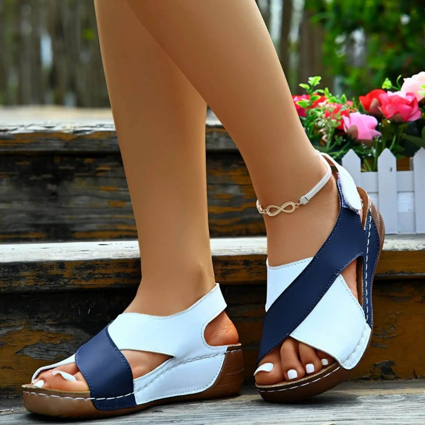 Nicole™ – ortopediska sandaler med öppen tå