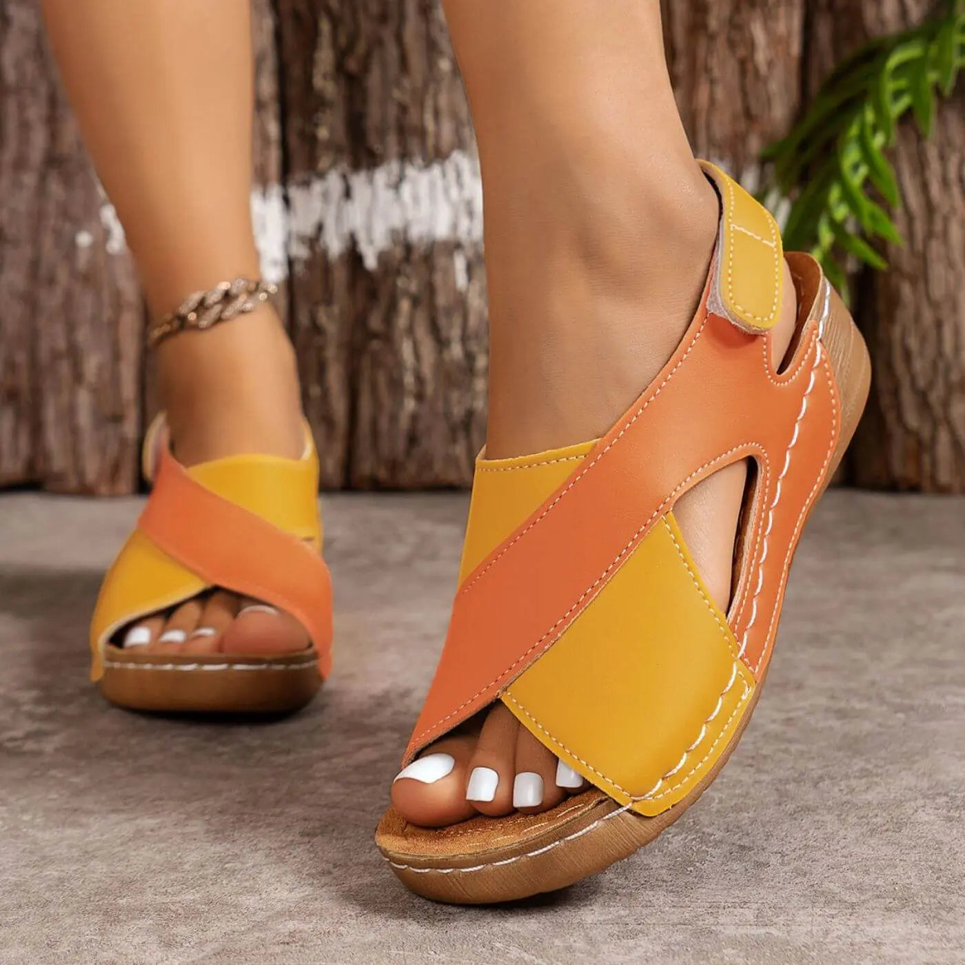 Nicole™ – ortopediska sandaler med öppen tå