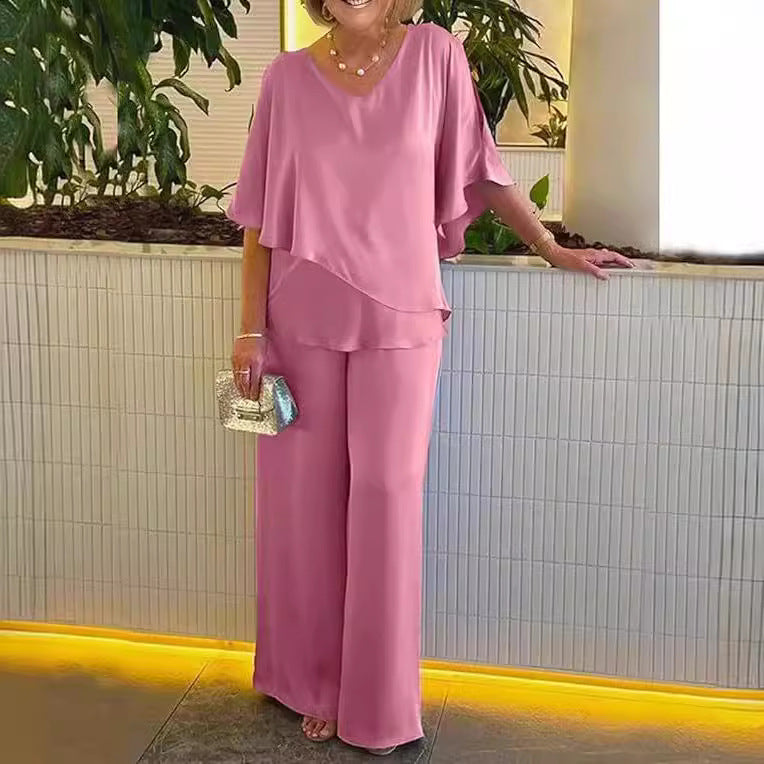 Martha – Bekväm set med vida byxben