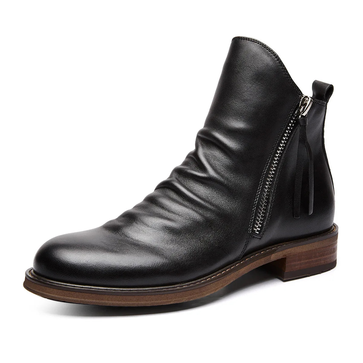 Stiliga Chelsea-boots för herr i högkvalitativt läder