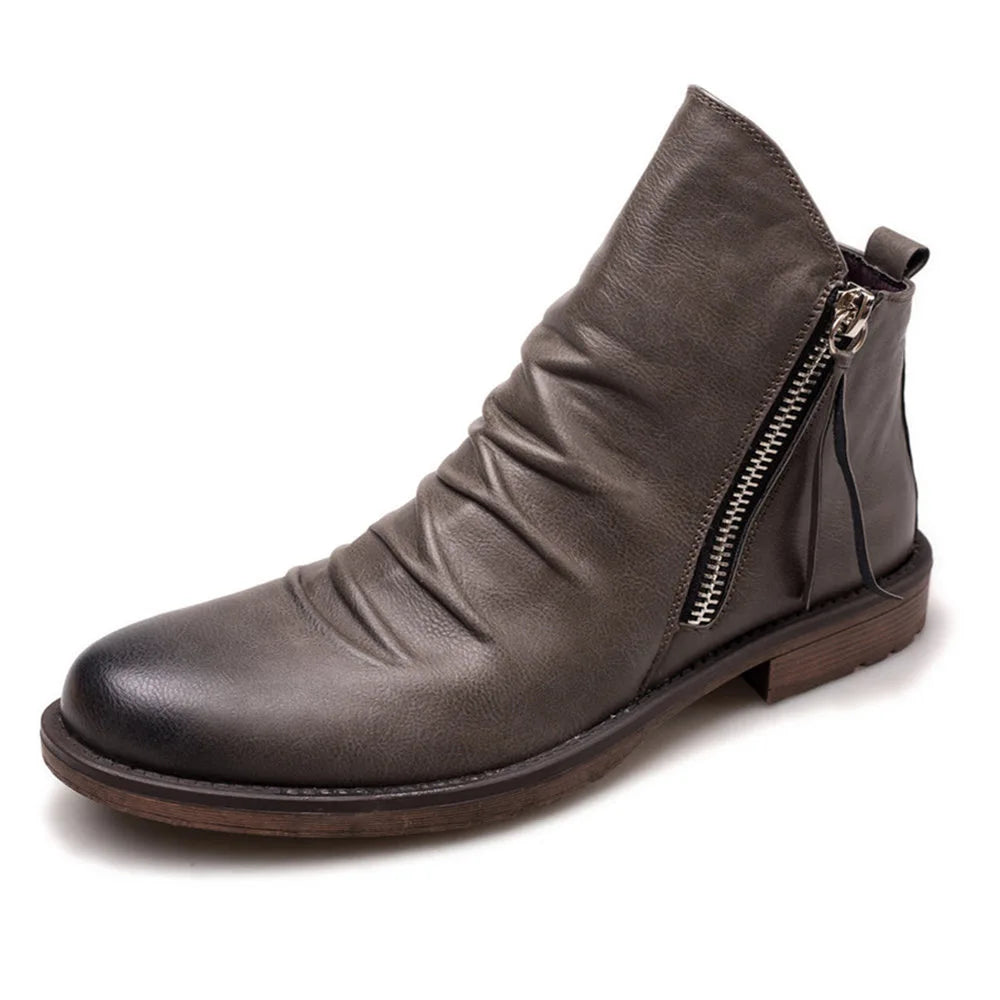 Stiliga Chelsea-boots för herr i högkvalitativt läder