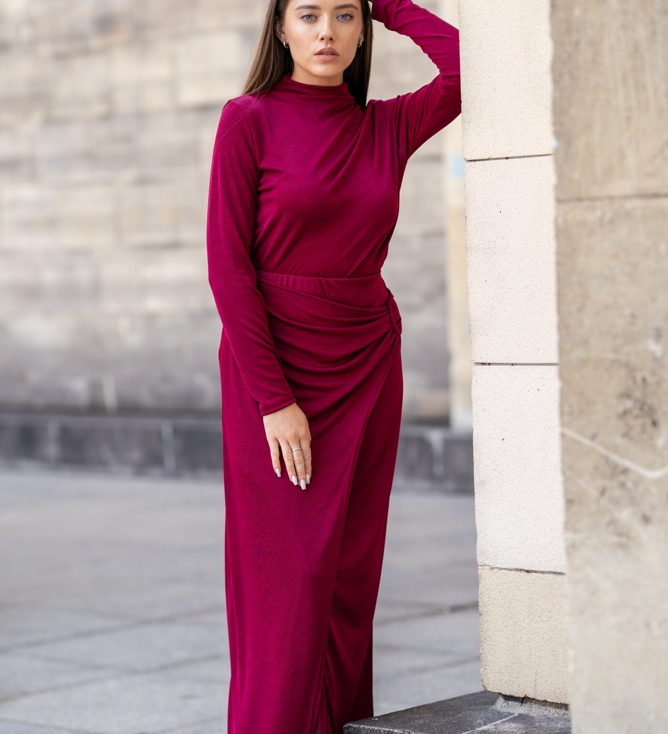 Aurelia – Elegant asymmetrisk klänning