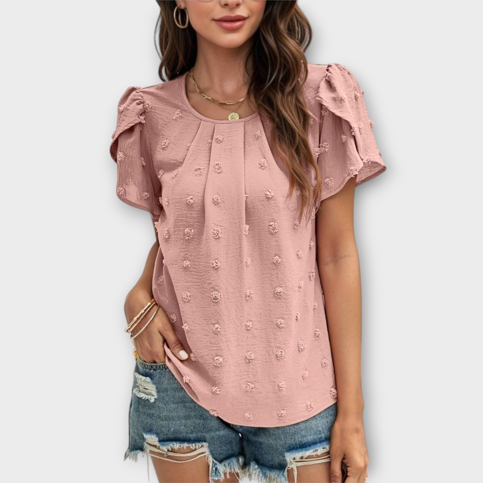 Charlotte – Idealisk prickig blus