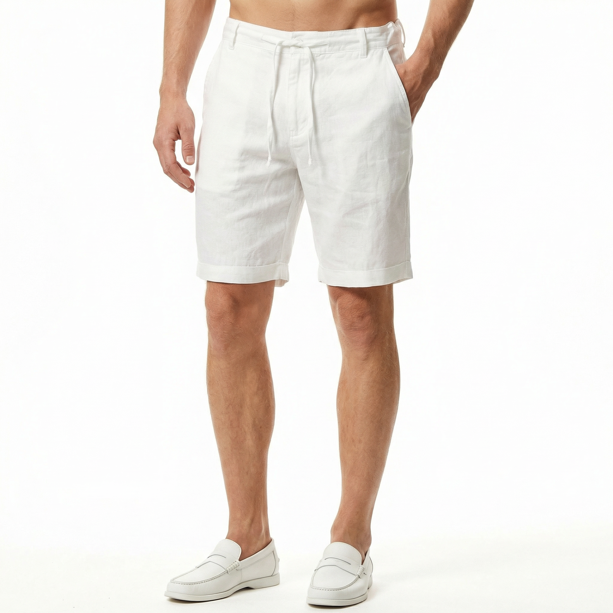 Linne-sommarshorts