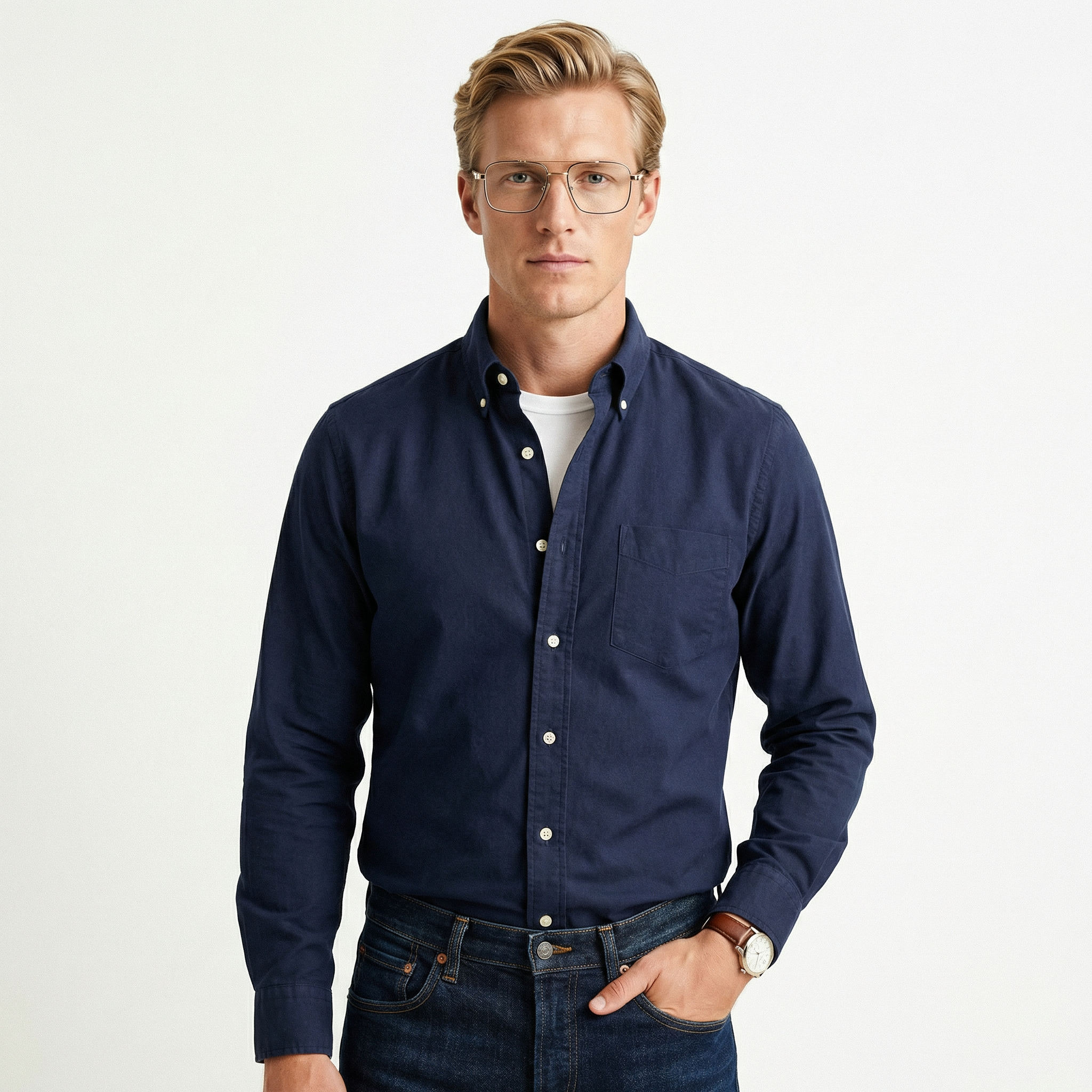 Baden | Klassisk skjorta för herr