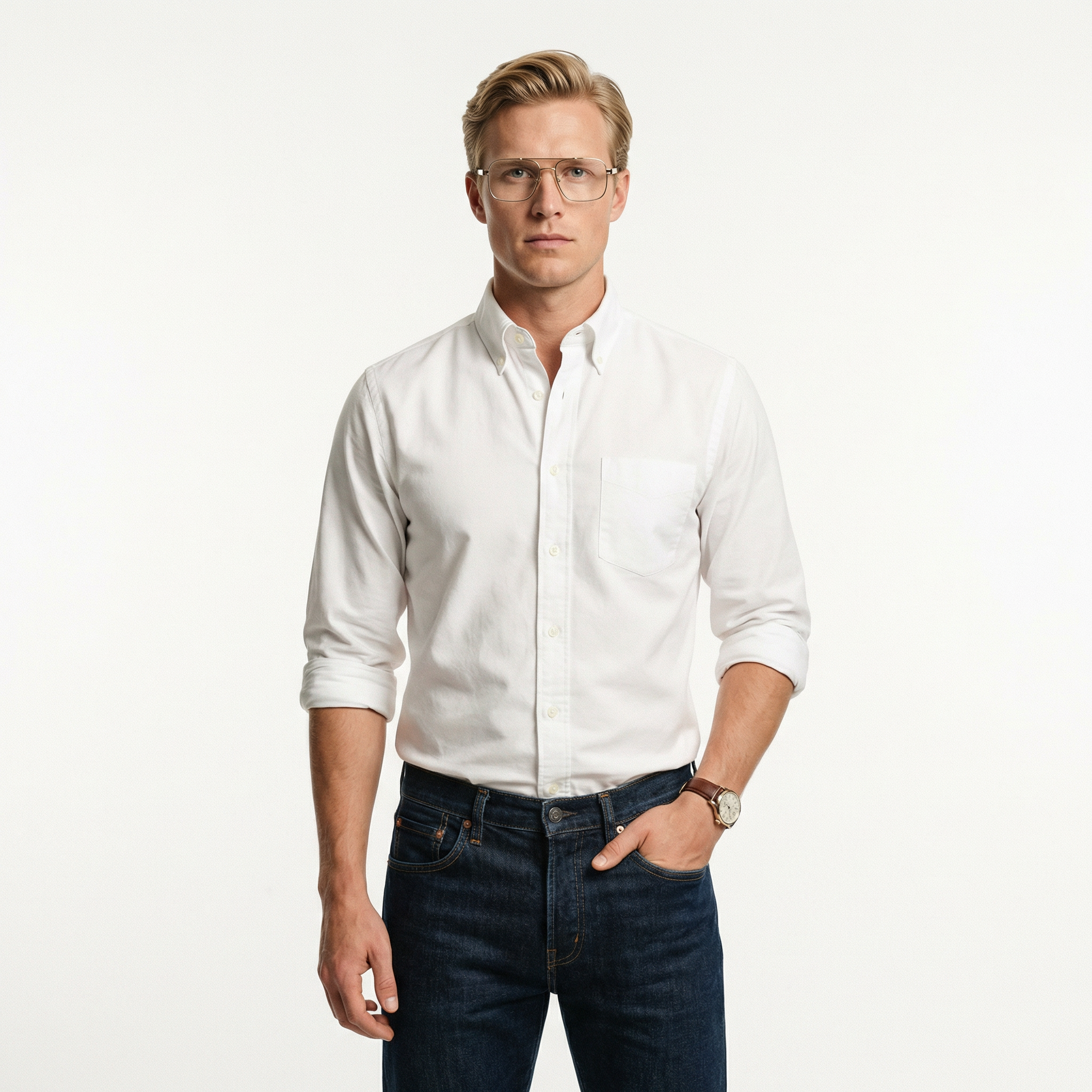 Baden | Klassisk skjorta för herr