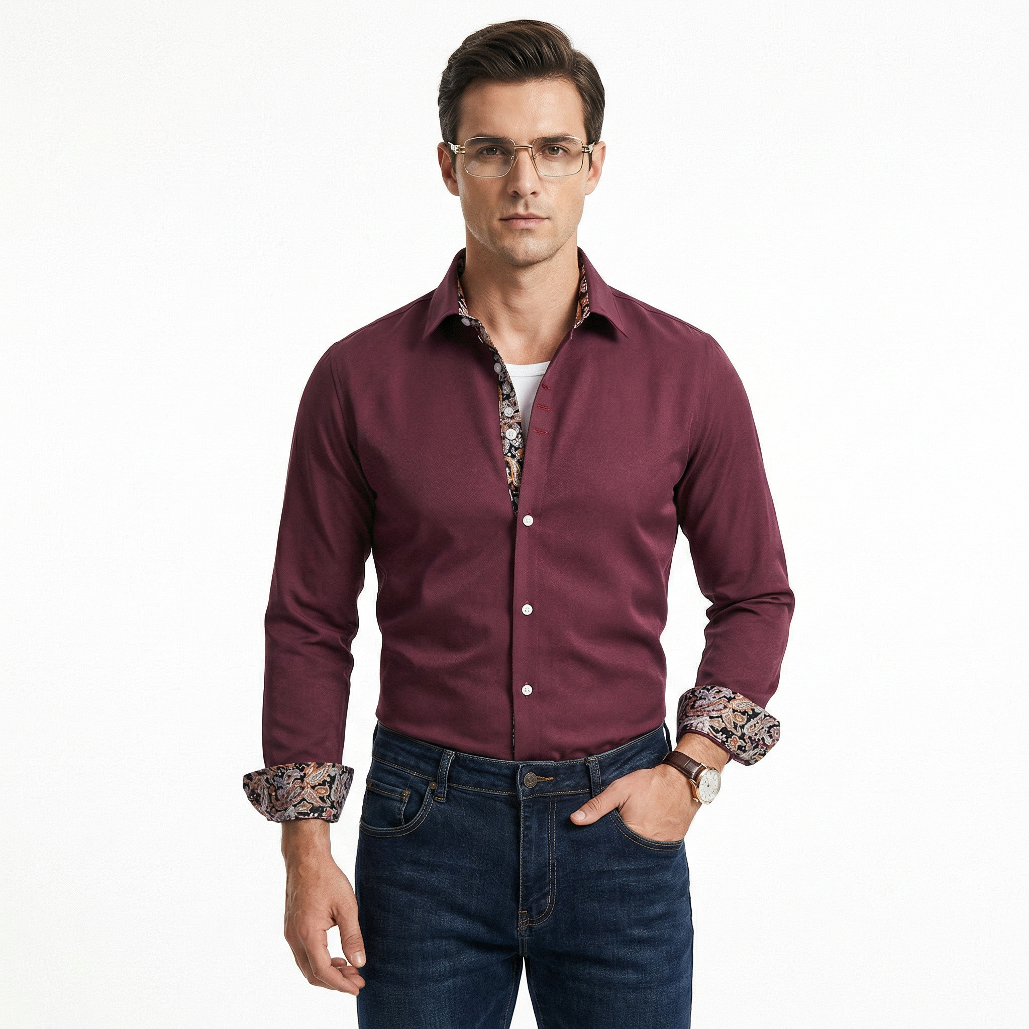 Gustav | Slim fit-skjorta för herr