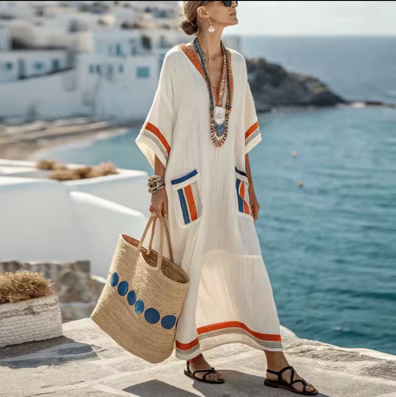 Elegant Mary – Lång sommarklänning för en stilig sommarlook