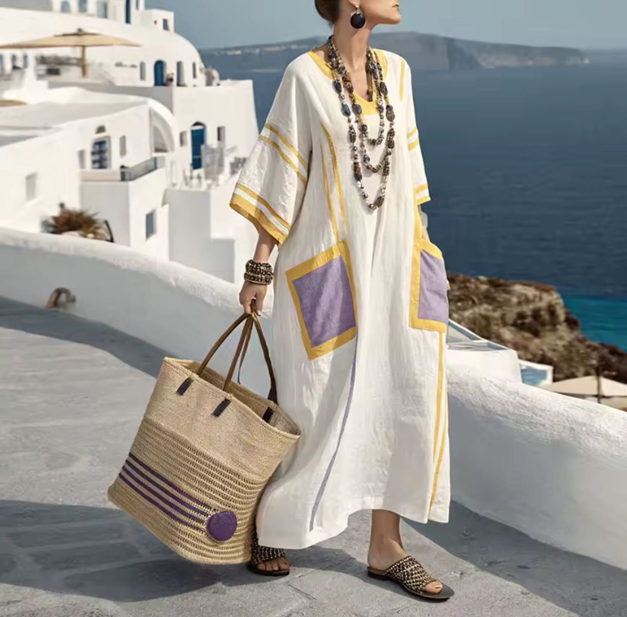Elegant Mary – Lång sommarklänning för en stilig sommarlook