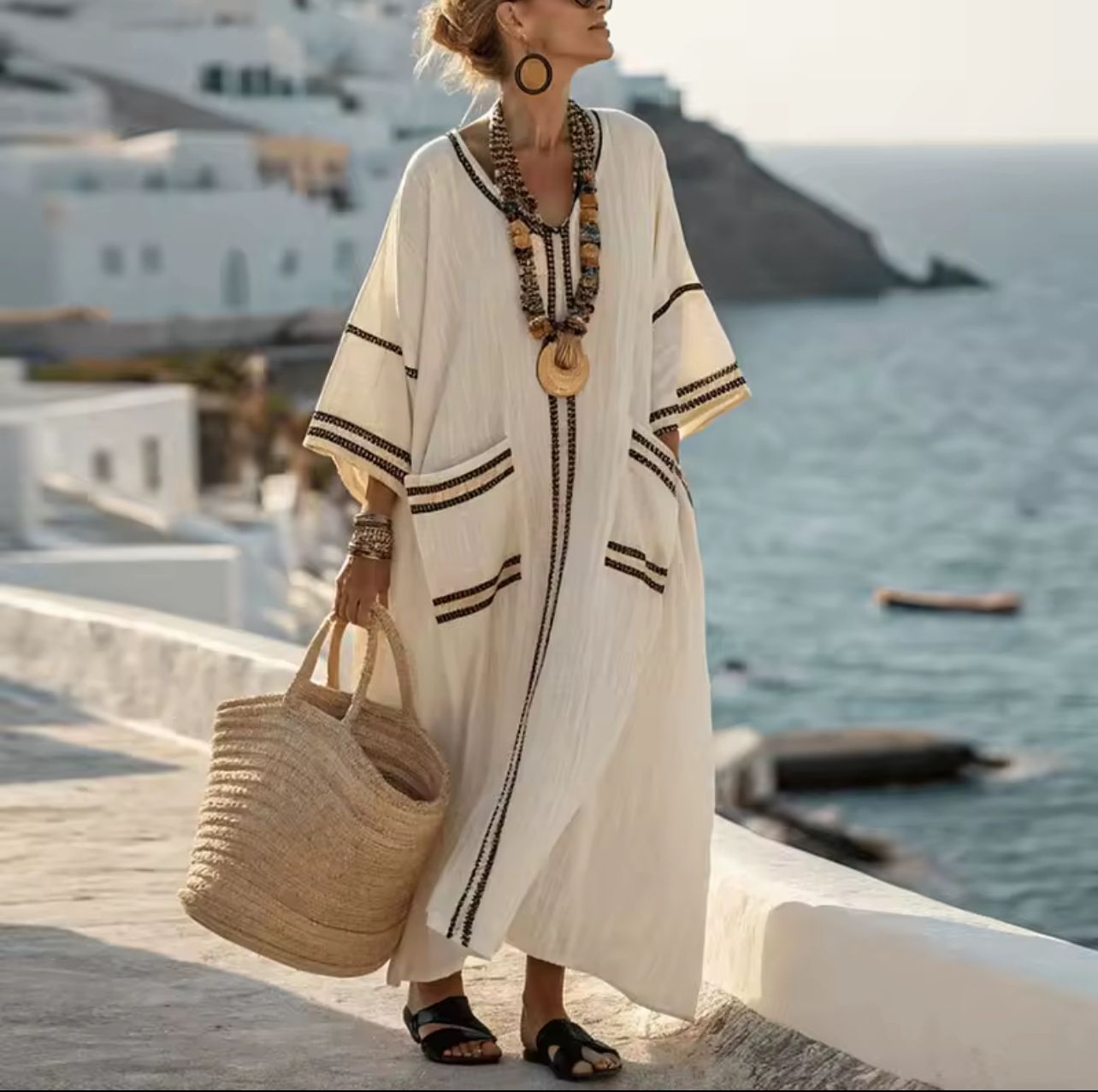 Elegant Mary – Lång sommarklänning för en stilig sommarlook
